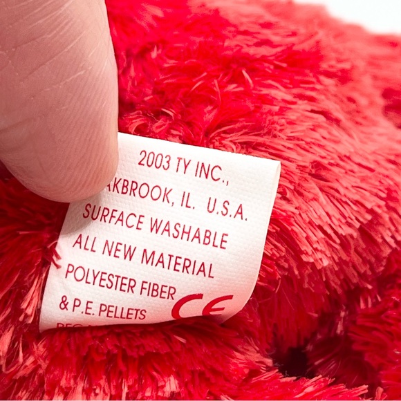 Vintage 2002 Ty Jingle Beanies Holiday Teddy Bear Beanie Baby Christmas Ornament - Picture 3 of 6